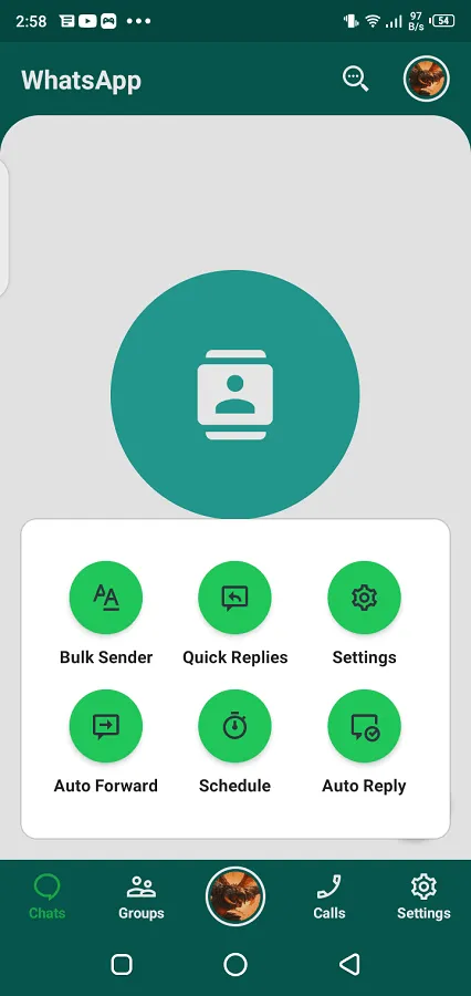 Delta WhatsApp screenshot 3