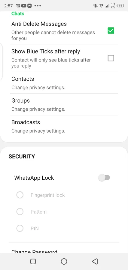 Delta WhatsApp screenshot 5